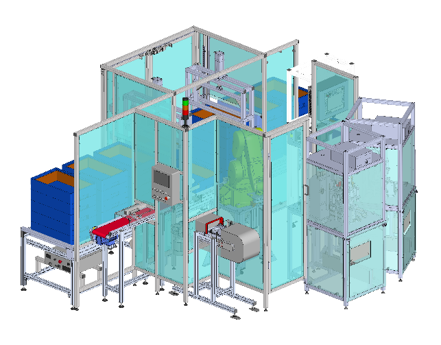 Line for production and testing of the oil pumps_2